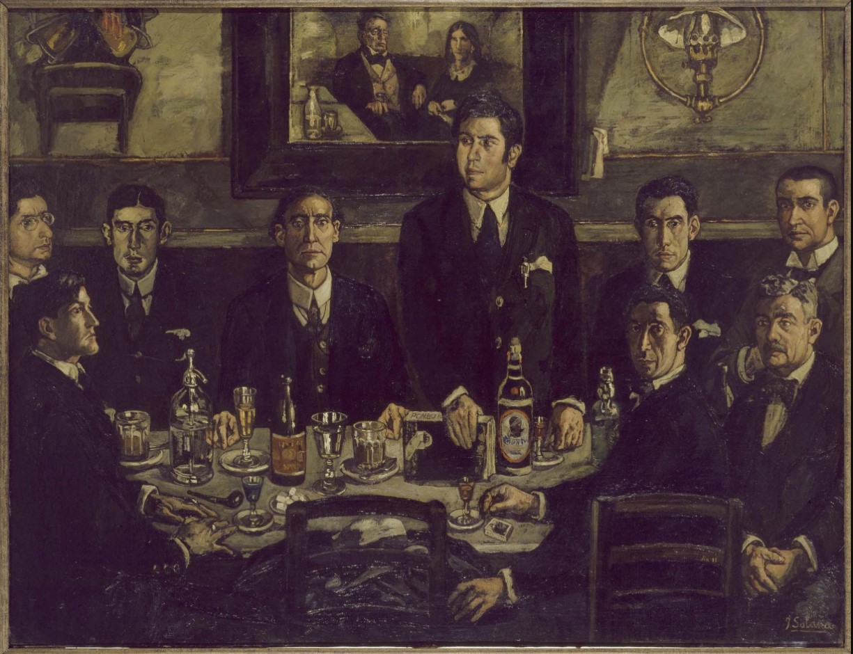 José Gutiérrez Solana, La tertulia del Café de Pombo (1920)